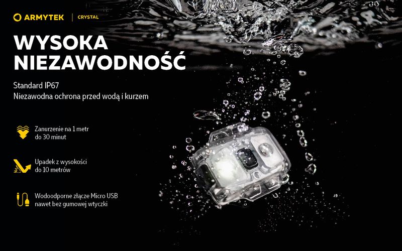 Latarka Armytek Crystal Yellow zdjęcie 12