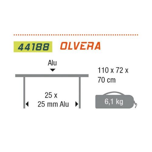 Stolik Składany High Peak Olvera 44188 na Arena.pl