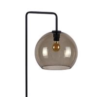 Stojąca lampa podłogowa Monaco 8794 ball do salonu czarna loft