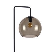 Stojąca lampa podłogowa Monaco 8794 ball do salonu czarna loft