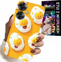 ETUI DO OPPO RENO11 F 5G - SŁODKIE UŚMIECHNIĘTE JAJKA CASE + FOLIA