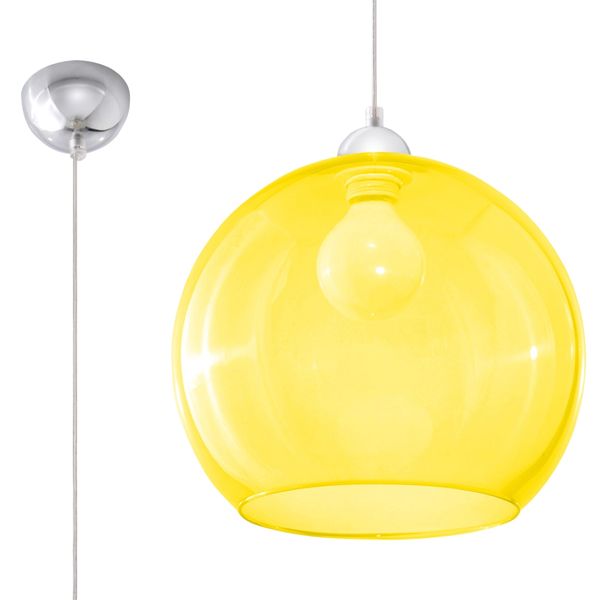 Lampa wisząca BALL żółta zdjęcie 1