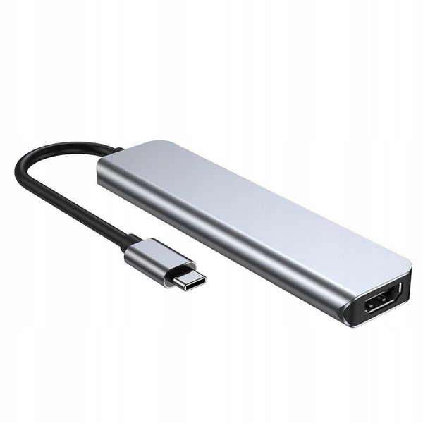 ROZDZIELACZ ADAPTER HUB HDMI TYPE-C USB-C SD MICRO-SD DO MACBOOK M1 M2 M3 zdjęcie 3
