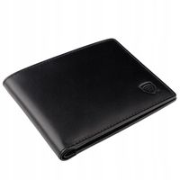 MAŁY PORTFEL Męski SLIM Skórzany ULTRA CIENKI Karty OCHRONA RFID - KORUMA