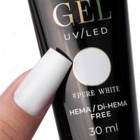 Akrylożel żel budujący do przedłużania AcrylGel MollyNails White 30 ml