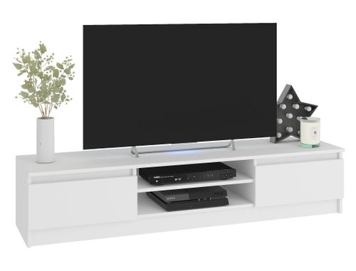 Meblościanka CLP - zestaw mebli witryna + rtv biała na Arena.pl