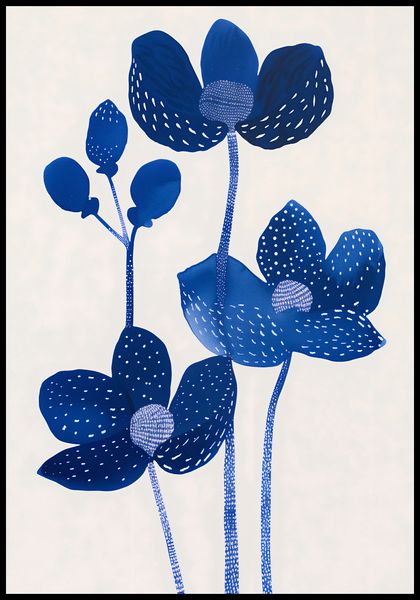 Plakat 68x98cm Nocne Kwiaty zdjęcie 2