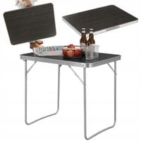 STOLIK TURYSTYCZNY DUŻY STÓŁ SKŁADANY OGRODOWY UCHWYT WALIZKA 80x60x70CM