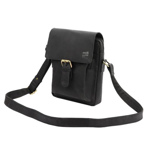 Pojemna Męska saszetka ze skóry naturalnej torba na i przez ramię Nordee na Arena.pl