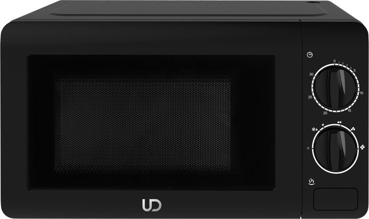 CZARNA KUCHENKA MIKROFALOWA MIKROFALÓWKA MIKROFALA UD TIMER 700W 20l LITRÓW zdjęcie 4