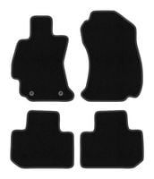 Dywaniki samochodowe welurowe BASIC czarne Subaru Forester V 2016-