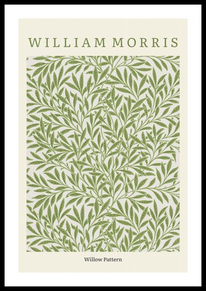 Plakat 40x60cm Design Willow Pattern, Morris Vintage do Salonu zdjęcie 3