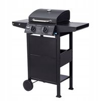 GRILL GAZOWY EL FUEGO SAN JOSE 2 PALNIKI ŻELIWNY RUSZT+ REDUKTOR Z WĘŻEM !