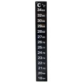 Termometr do akwarium naklejany na szybę 18-34/64°F-93°F