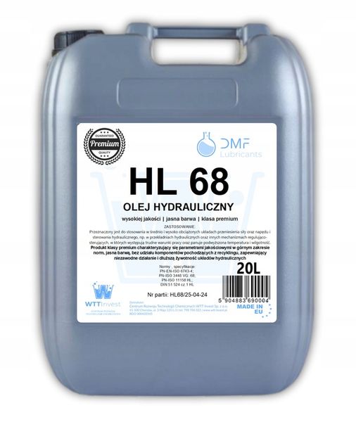 Olej hydrauliczny HL 68 / 20 L zdjęcie 1
