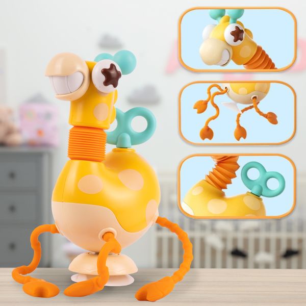 Żyrafka Sensoryczna Silikonowa Zręcznościowa Gryzak zdjęcie 15
