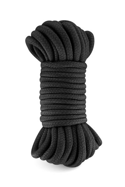 sm bondage rope black 10m (size: t2) zdjęcie 1