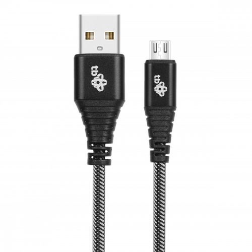 TB Kabel USB-Micro USB 1m czarny oplot QC na Arena.pl