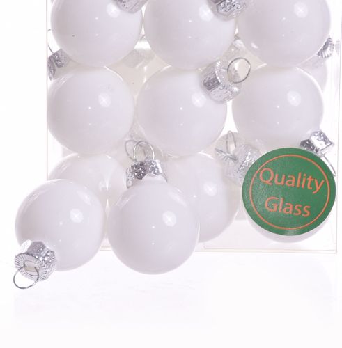 Bombki 2,5cm białe na Arena.pl
