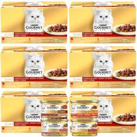 karma mokra dla kota gourmet gold beef 24x 85g wołowina łosoś indyk kurczak