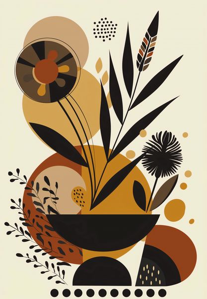 Plakat 68x98cm Ogrody Geometryczne zdjęcie 1