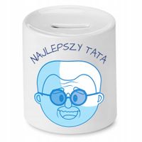 Skarbonka Dla Taty Najlepszy Tata Prezent Z Nadrukiem Ze Zdjęciem