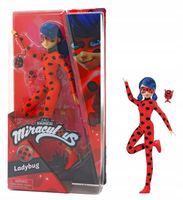 DUŻA LALKA MIRACULOUS BIEDRONKA I CZARNY KOT 27 CM KWAMI