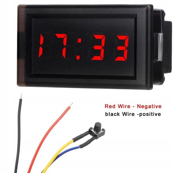 LUMINOUS CYFROWY ZEGAR SAMOCHODOWY LED zdjęcie 8