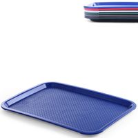 taca z polipropylenu fast food 30.5x41.5cm - niebieska