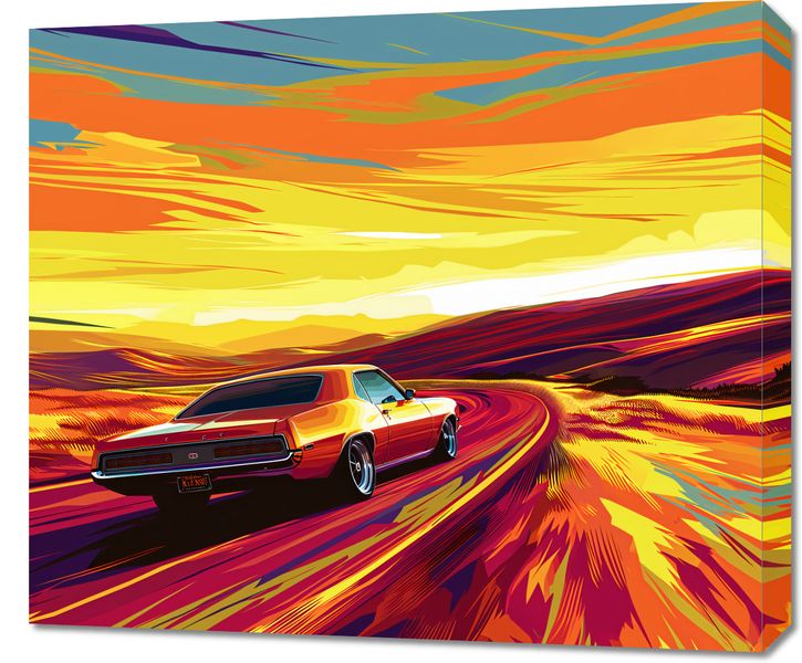 Obraz 70x60cm Pędź Przed Siebie zdjęcie 1