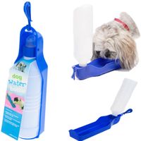 BUTELKA Z MISECZKĄ DLA PSA PRZENOŚNA Z KLIPSEM