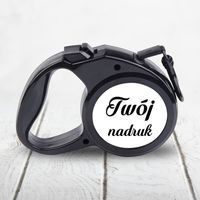 Smycz automatyczna z Twoim nadrukiem