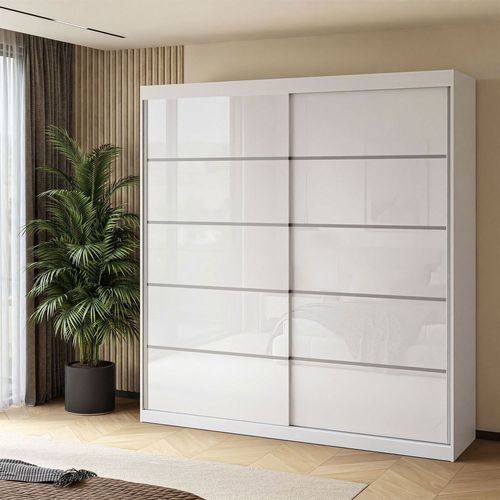 SZAFA BASTER lustro plus połysk 200 cm na Arena.pl