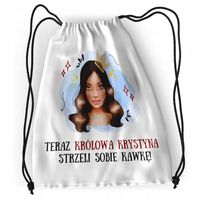 Plecak Dla Krystyny Sportowy Szkolny Worek Torba Z Nadrukiem Ze Zdjęciem