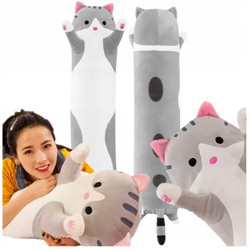 PODUSZKA 130 CMPLUSZOWY KOTEK PLUSZOWA MASKOTKA KOT PLUSZAK na Arena.pl