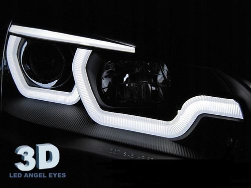 Lampy Reflektory BMW X5 E70 07-13 DRL 3D Black na Arena.pl
