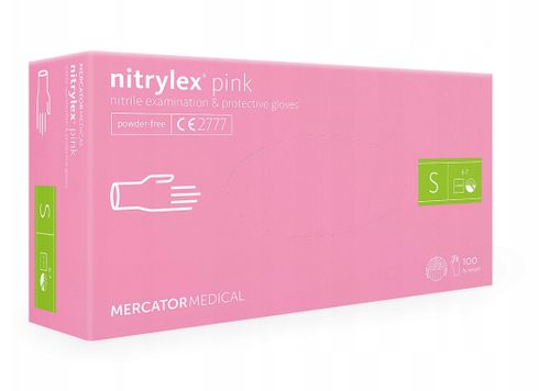 Rękawice nitrylowe nitrylex pink S 100 szt. na Arena.pl
