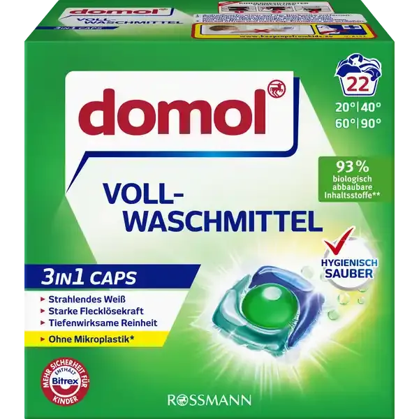 Domol kapsułki do prania białego 3w1 zdjęcie 1