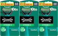 24x Maszynka do Golenia WILKINSON Xtreme 3 Comfort Sensitive