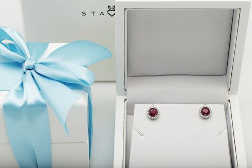 Złote kolczyki KBD3832 - Diament na Arena.pl