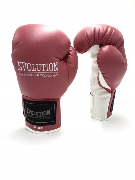 RĘKAWICE BOKSERSKIE SPARINGOWE EVOLUTION 8 OZ róż zdjęcie 2