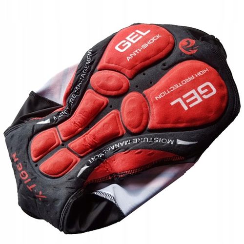 SPODENKI DO JAZDY ROWEREM MĘSKIE DOPASOWANE ŻELOWE na Arena.pl