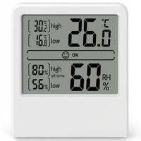 TERMOMETR POKOJOWY DOKŁADNY ELEKTRONICZNY BEZPRZEWODOWY Z HIGROMETREM