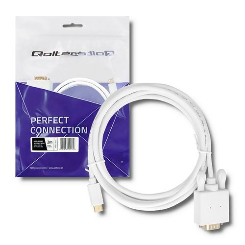 Qoltec Kabel USB 3.1 typ C męski/ VGA męski | FULL HD | Alternate mode | 2m na Arena.pl