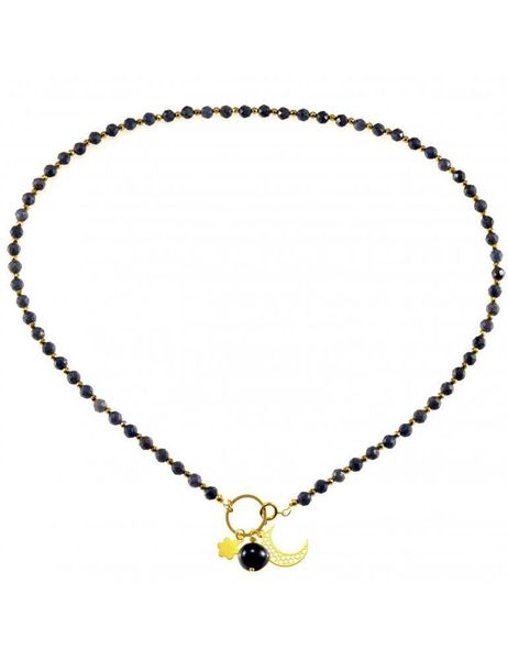 Naszyjnik NIGHT Szafir 925 zdjęcie 1