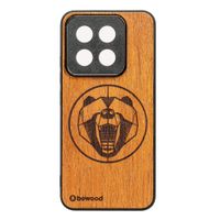 drewniane etui bewood do xiaomi 14t pro niedźwiedź merbau