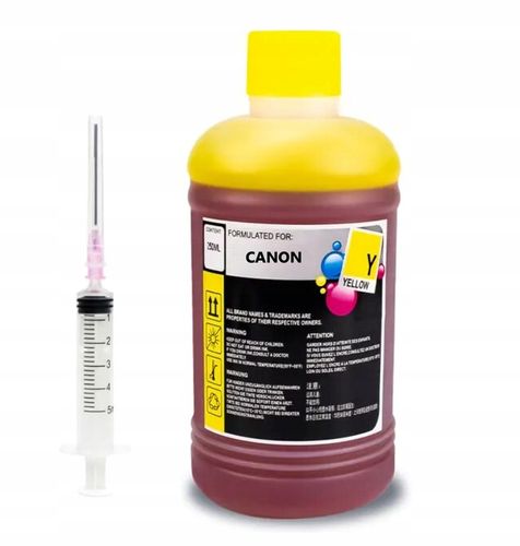5 x 250 ml BKCYM TUSZ do CANON PG 540 560 545 575 546 ZESTAW AKCESORIA KLIP na Arena.pl