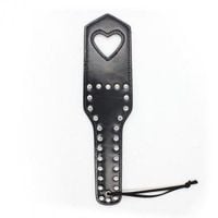 packa skórzana heart paddle toyz4lovers czarna