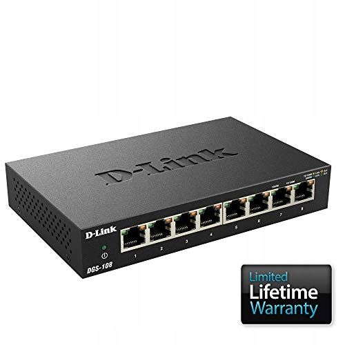 SWITCH DGS-108/E 8-PORTOWY D-Link na Arena.pl