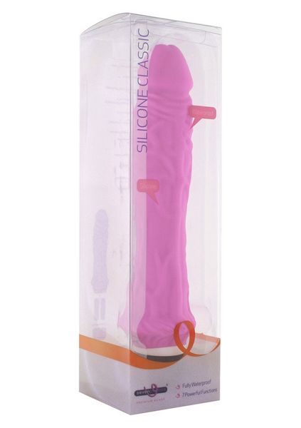 Wibrator Silikonowy Długi Silicone Classic zdjęcie 3